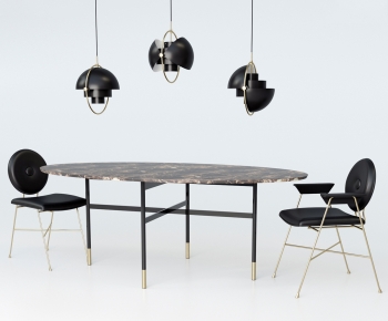 Modern Dining Table And Chairs-ID:519402033