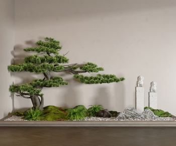 New Chinese Style Plant Landscaping-ID:976819045