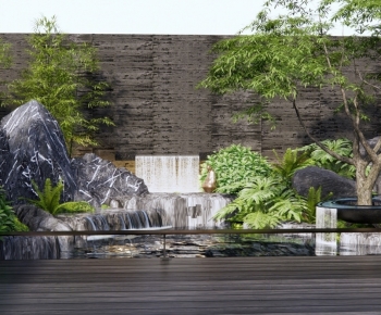 New Chinese Style Rockery Waterscape-ID:777048118
