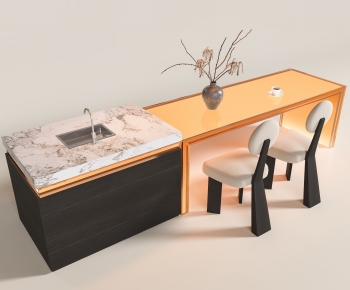 Modern Dining Table And Chairs-ID:500539064