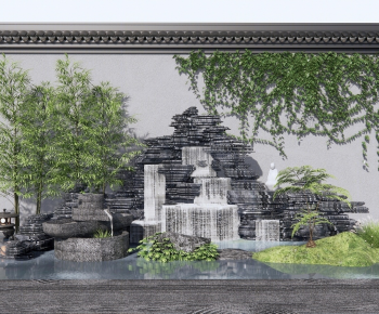New Chinese Style Rockery Waterscape-ID:914108045