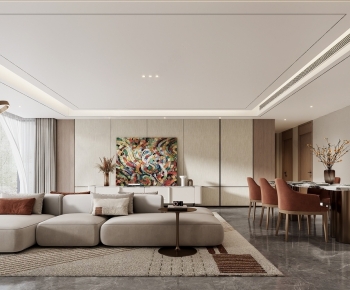 Modern A Living Room-ID:640181066