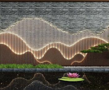 New Chinese Style Landscape Wall-ID:922619105