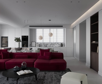 Modern A Living Room-ID:554568057