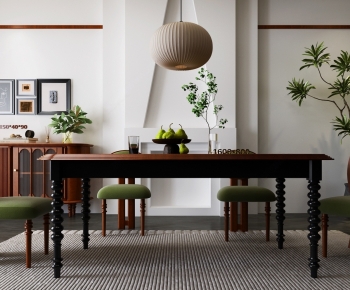 French Style Dining Table And Chairs-ID:927639969