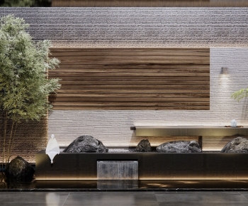 New Chinese Style Rockery Waterscape-ID:925687071