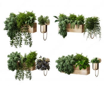 Modern Potted Green Plant-ID:453994993