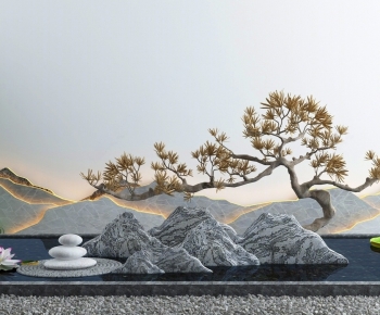 New Chinese Style Rockery Waterscape-ID:586659919