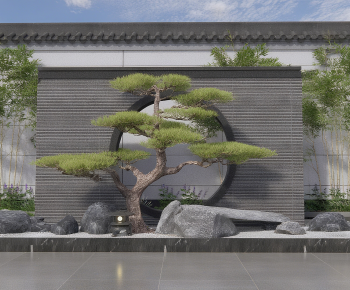 New Chinese Style Garden-ID:393018013