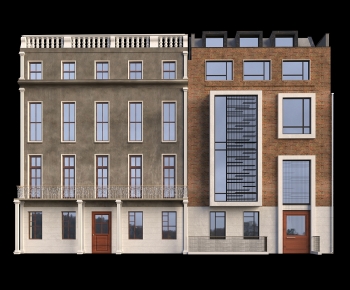 Modern Residential Building-ID:666812902