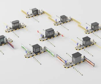 Modern Security Booth-ID:800168999