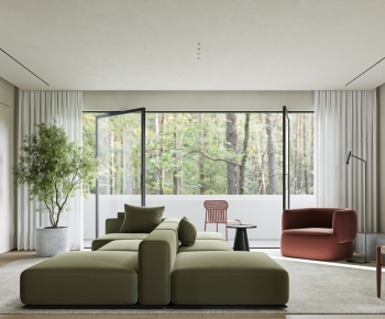 Modern A Living Room-ID:114399911