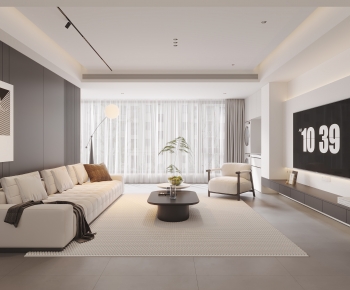 Modern A Living Room-ID:528641942