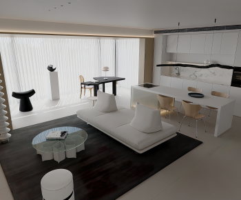 Modern A Living Room-ID:913321975