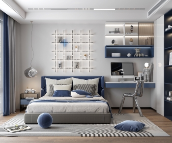 Modern Boy's Room And Son's Room-ID:896968834