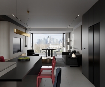 Modern Dining Room-ID:614793064