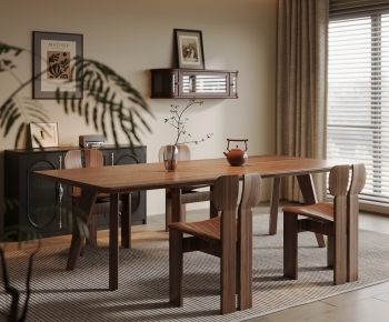 Modern Dining Table And Chairs-ID:984721906