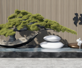 New Chinese Style Rockery Waterscape-ID:945801977