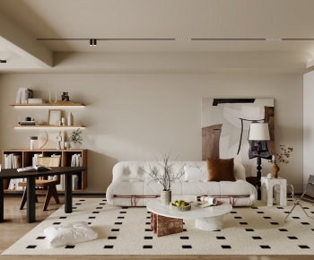 Modern A Living Room-ID:387828118