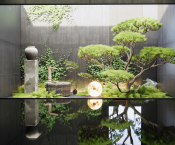 Modern Plant Landscaping-ID:471046925