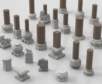 New Chinese Style Column-ID:689354904