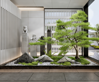 New Chinese Style Plant Landscaping-ID:290174962