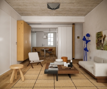 Wabi-sabi Style A Living Room-ID:571369897