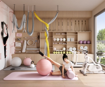 Modern Home Fitness Room-ID:241492993