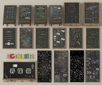 Modern Blackboard/whiteboard-ID:856329929