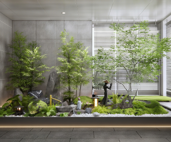 New Chinese Style Plant Landscaping-ID:354609558