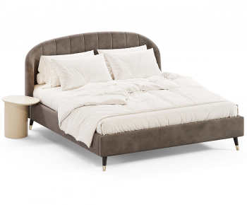 Modern Double Bed-ID:837954045