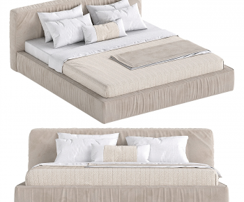 Modern Double Bed-ID:595247984