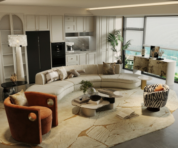 French Style A Living Room-ID:481540928