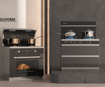 Modern Kitchen Electric Gas Range-ID:739104995
