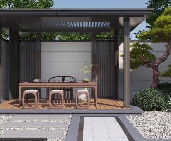 New Chinese Style Courtyard/landscape-ID:569725042