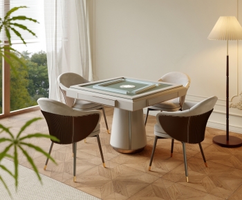 Modern Mahjong Tables And Chairs-ID:319039826