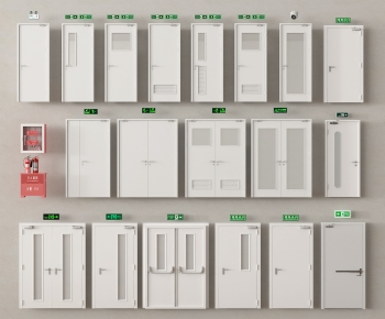 Modern Fire Door-ID:766546016