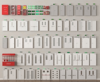 Modern Fire Door-ID:309196959