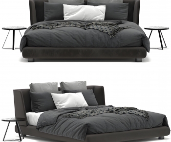 Modern Double Bed-ID:986602079