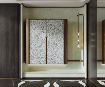 Modern Entrance Cabinet-ID:330056913