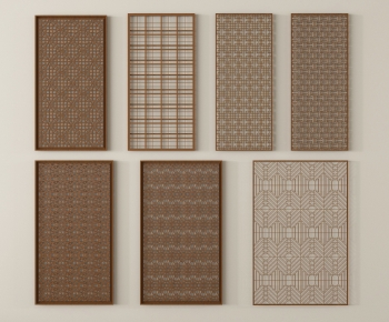 New Chinese Style Wooden Screen Partition-ID:745191101
