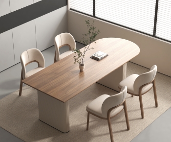 Modern Dining Table And Chairs-ID:795396098