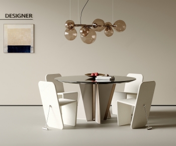 Modern Dining Table And Chairs-ID:872605098