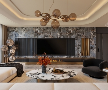 Modern A Living Room-ID:654609218