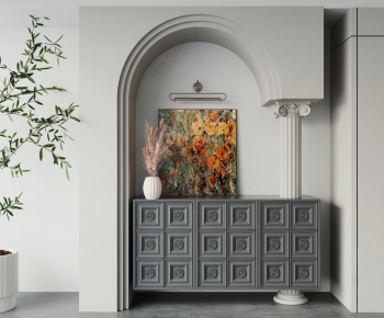 Modern Entrance Cabinet-ID:202763087