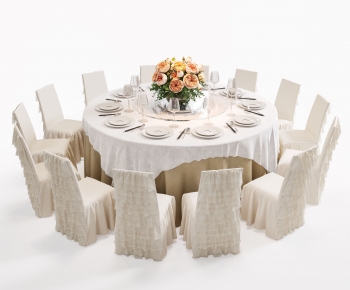 Modern Dining Table And Chairs-ID:563745987