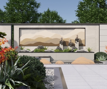 New Chinese Style Courtyard/landscape-ID:964536919