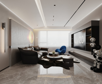 Modern A Living Room-ID:237559086