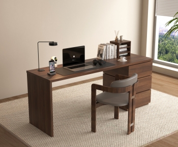Modern Office Desk And Chair-ID:188841107