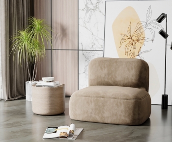 Modern Single Sofa-ID:591626884